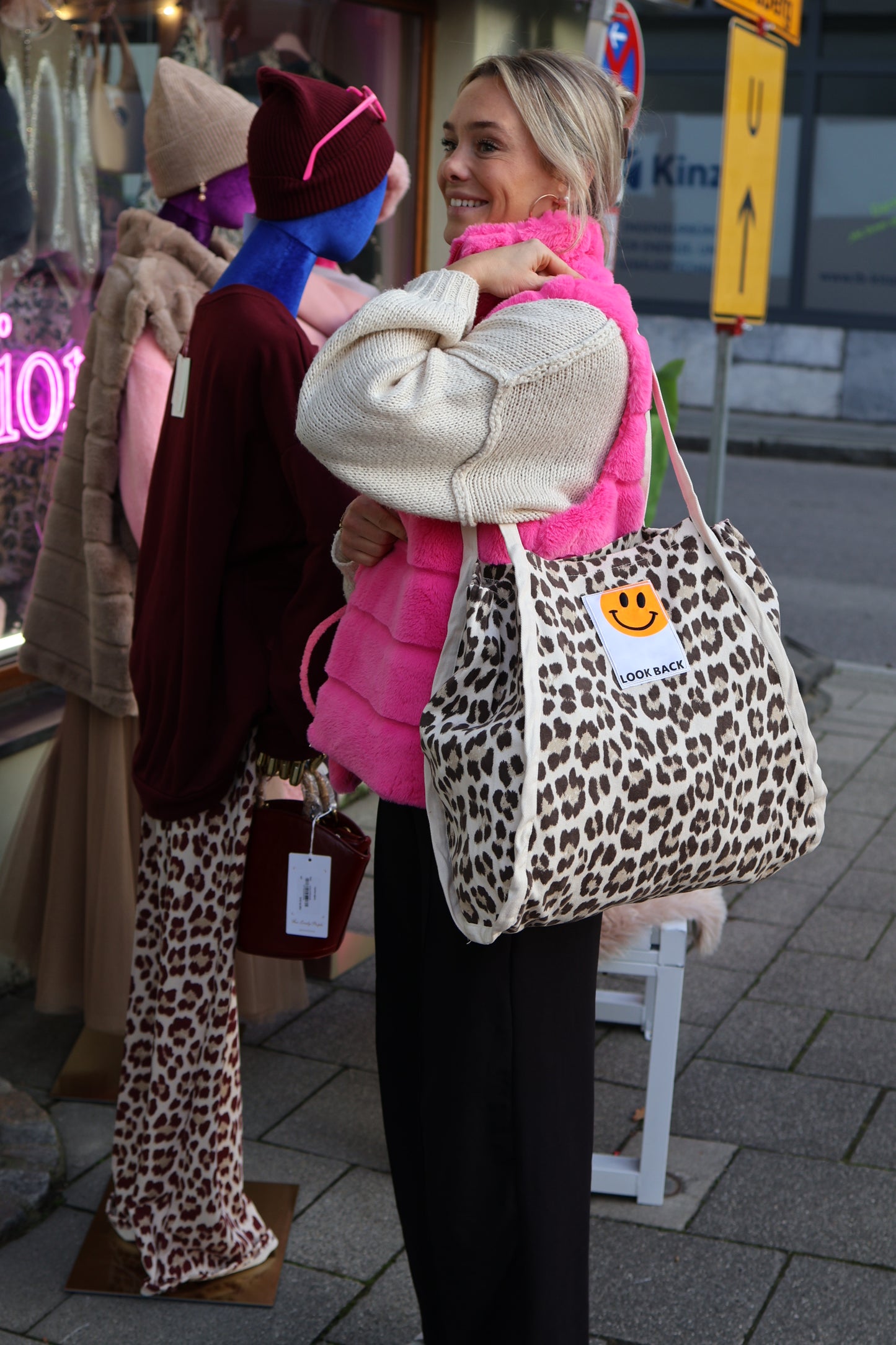 Leoparden Shopper