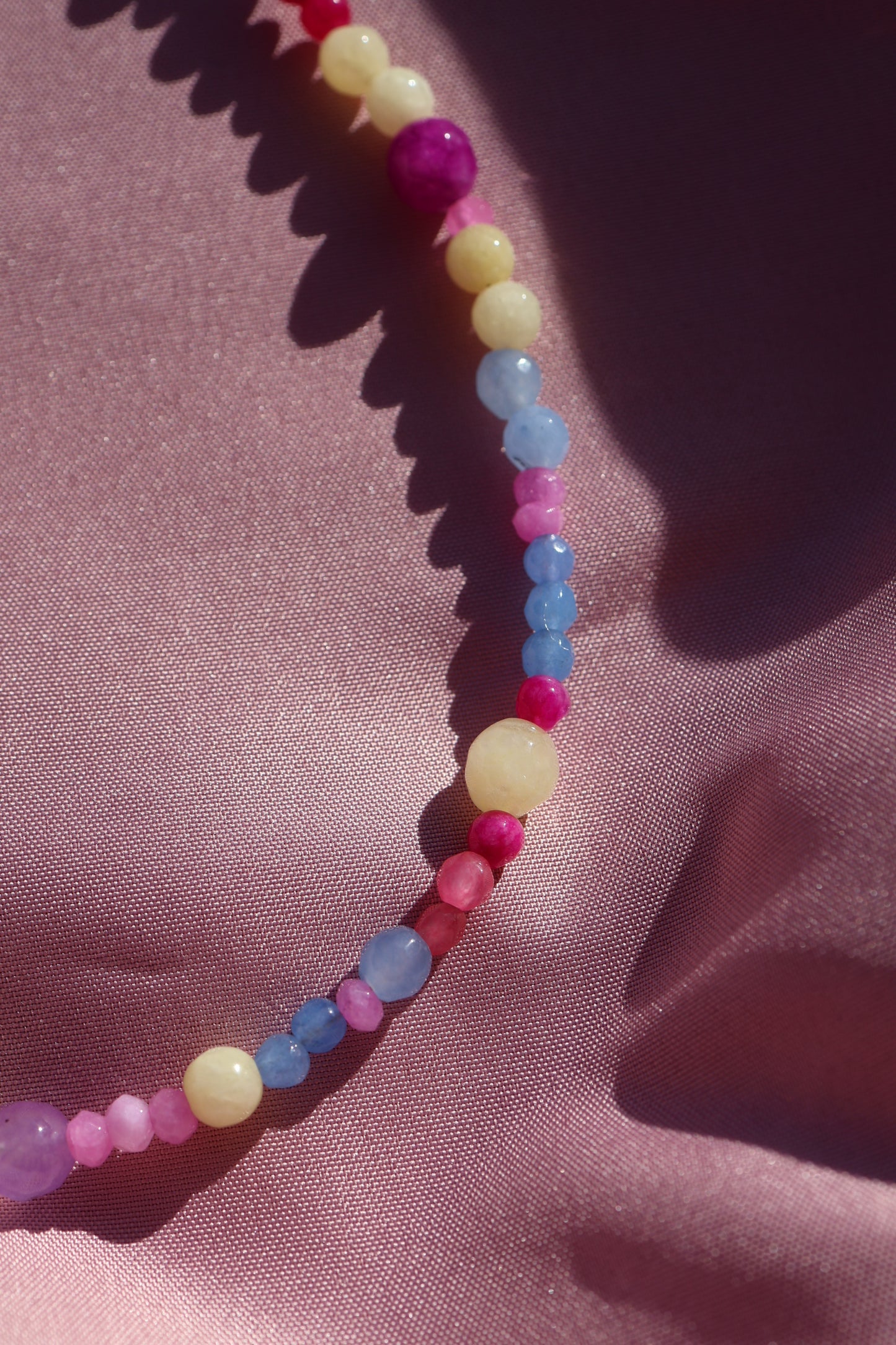 Edelstein Kette bunt