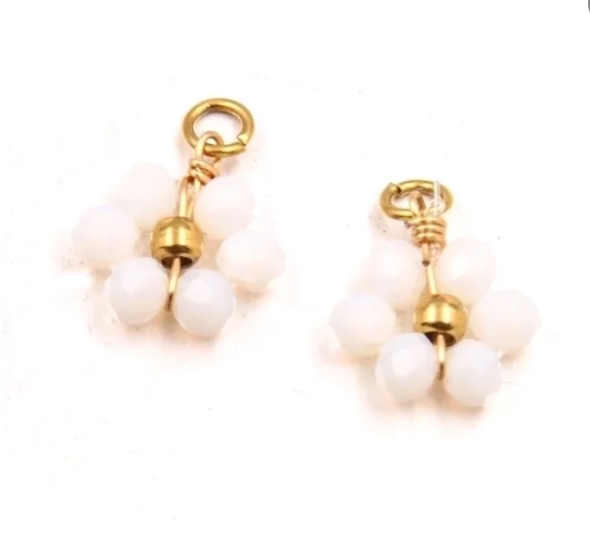 Blumen Charm Perlen