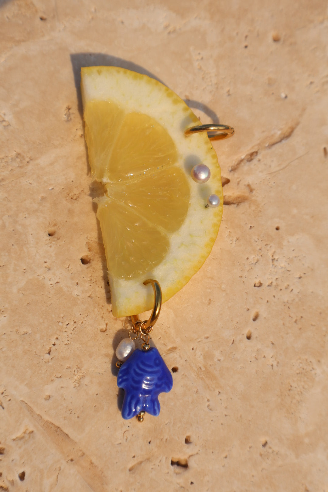 Fisch-Perlen Ohrringe