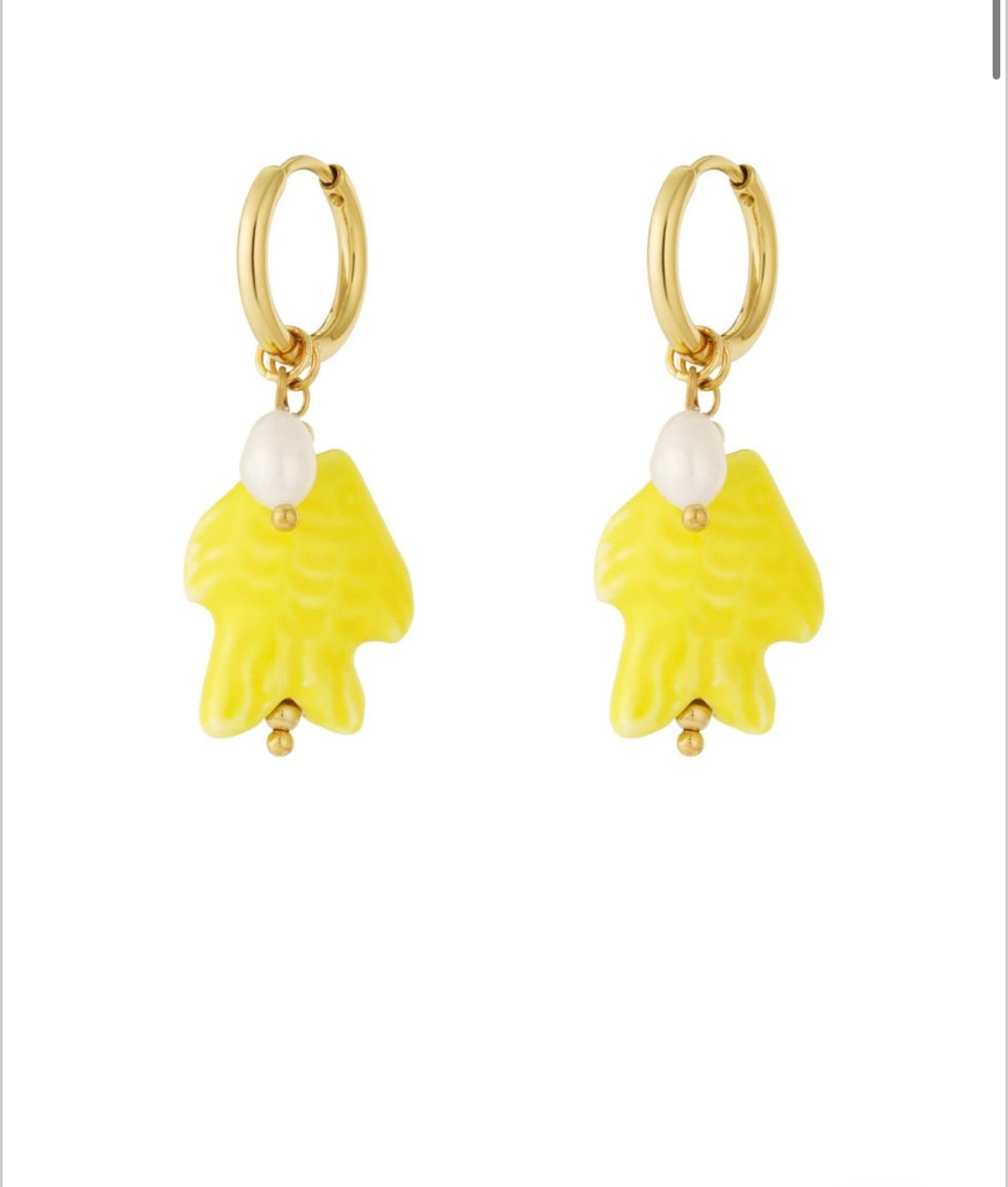 Fisch-Perlen Ohrringe