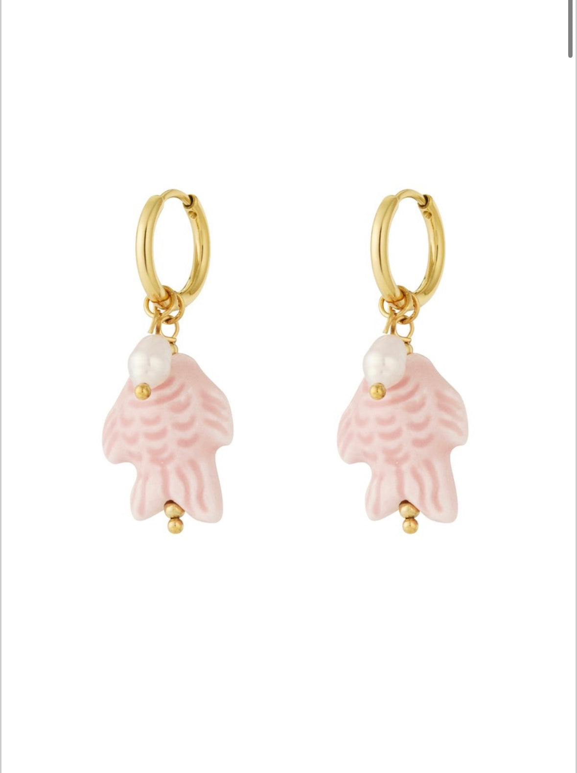 Fisch-Perlen Ohrringe