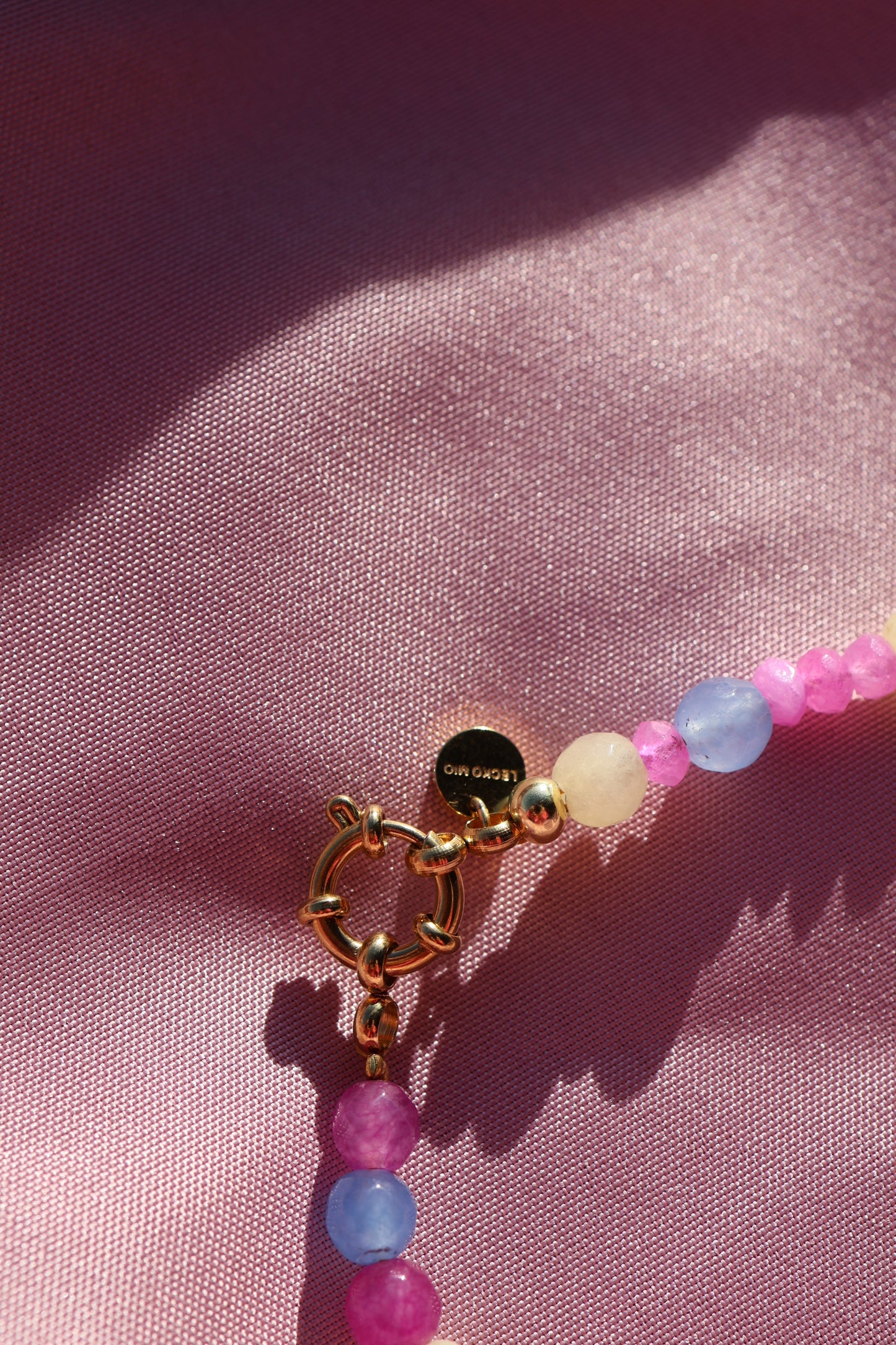 Edelstein Kette bunt