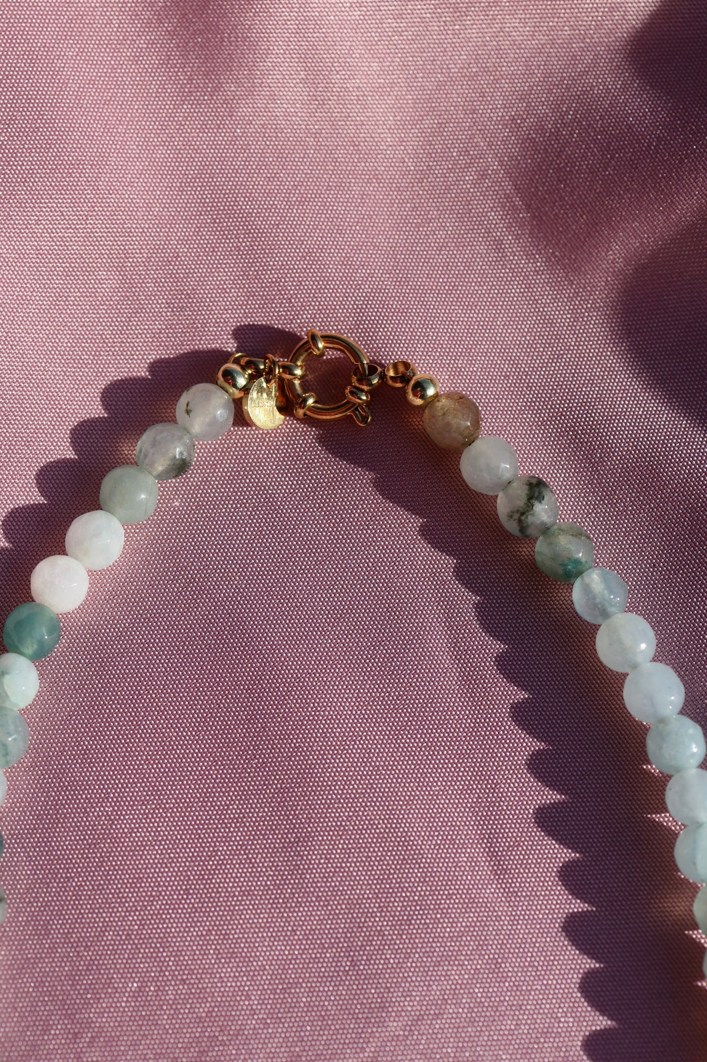 Quarzstein Perlenkette